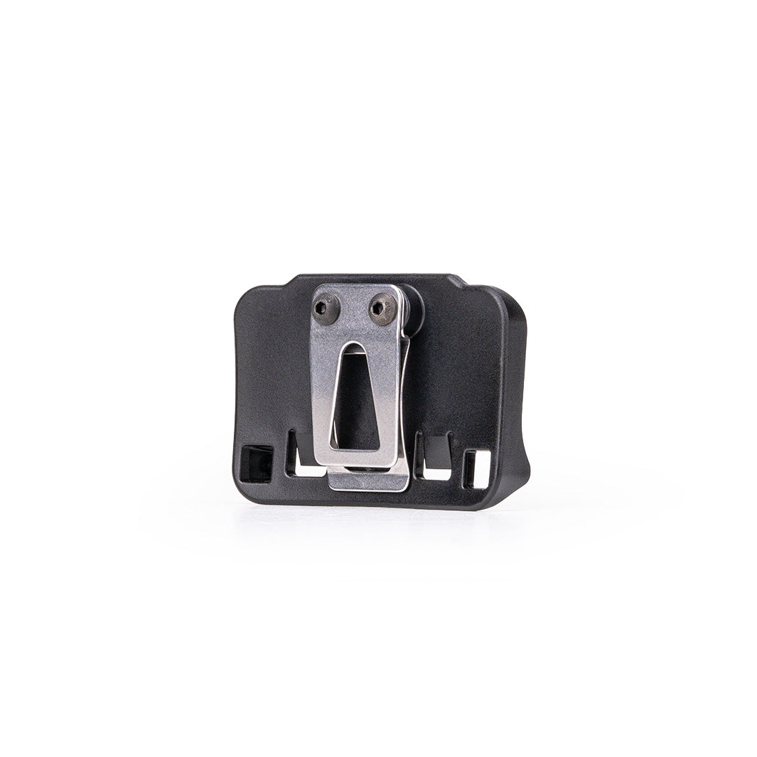 Helmet adapter:
Holder with clip (for S5rechargeable)
