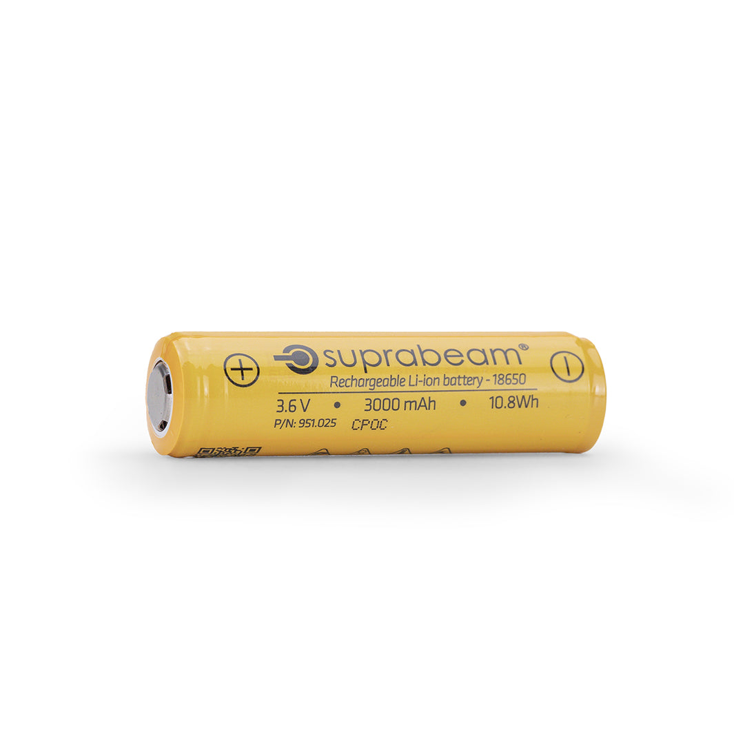 Battery: Li-ion 18650 (3'000 mAh for Q5xr-series)