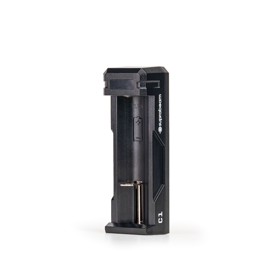 Charging station: for rechargeable battery 1x Li-Ion 18650