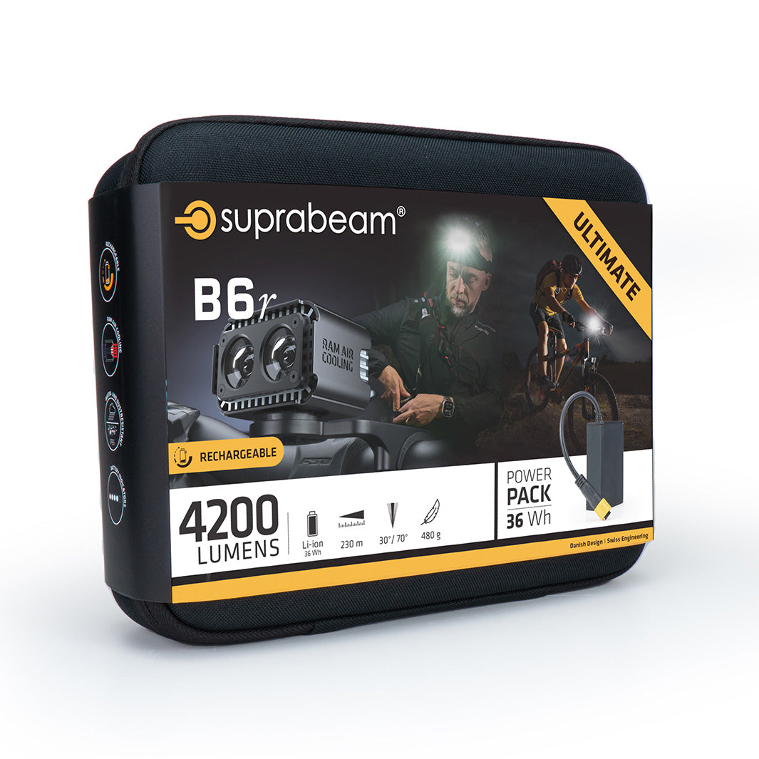 B6R ULTIMATE (4200 lm, POWER PACK 36Wh)