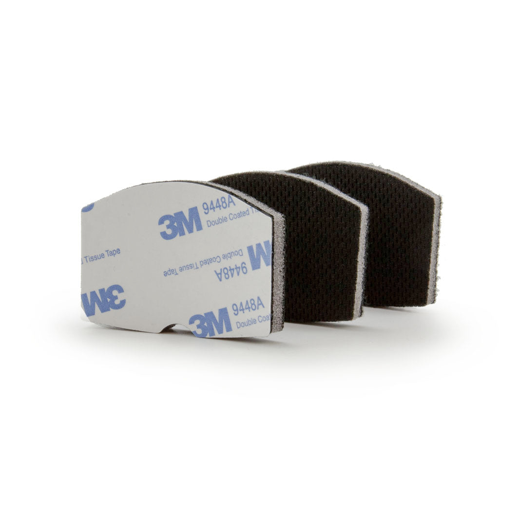 Foam: V-Series, 3 x replacement pads
(1 pad with nylon fasteners, 2 pads without fasteners)