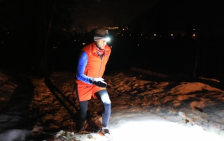 Night trailrunning with Suprabeam V3air rechargeable headlamp