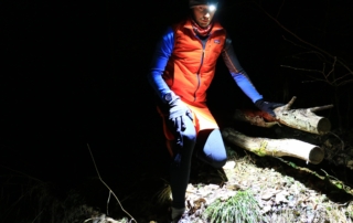 Night trailrunning with Suprabeam V3air rechargeable headlamp