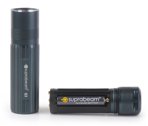 Suprabeam Q3 med alkaliska batterier