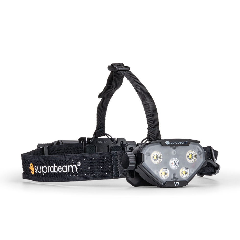 Suprabeam V7 | 3500 lumen headlamp for camping, running and all